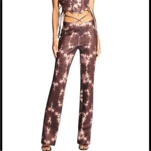 I.AM.GIA Evie Brown Tie-Dye Pants